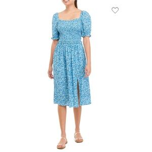 BeBop Smocked Puff Sleeve Dress